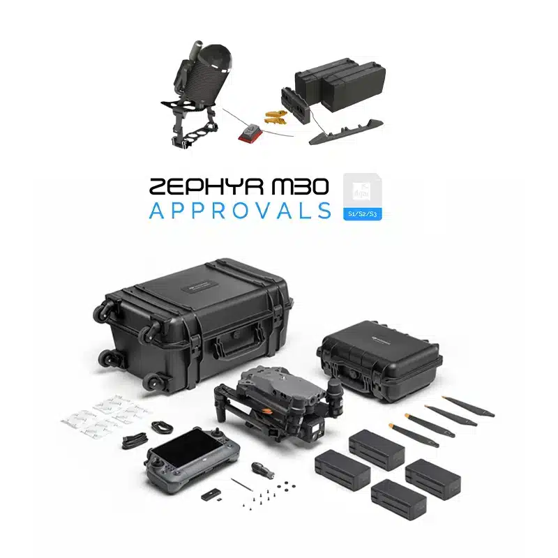 DJI Matrice 30T con Paracadute ! title : M30T+Paracadute ! desc : ! caption :