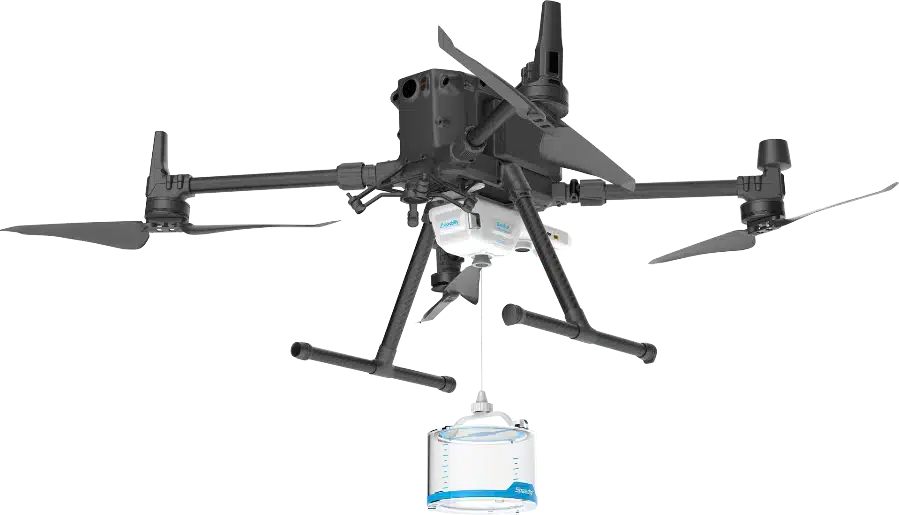 Speedip V2 integrated system on DJI Matrice