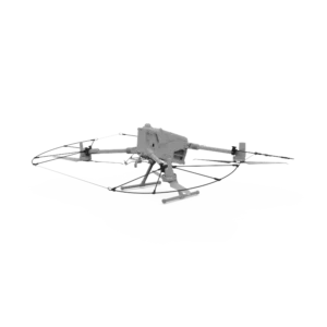 Sistema professionale di protezione eliche compatibile con DJI Matrice 400 ideale per operazioni industriali, indoor e missioni UAV in ambienti complessi.