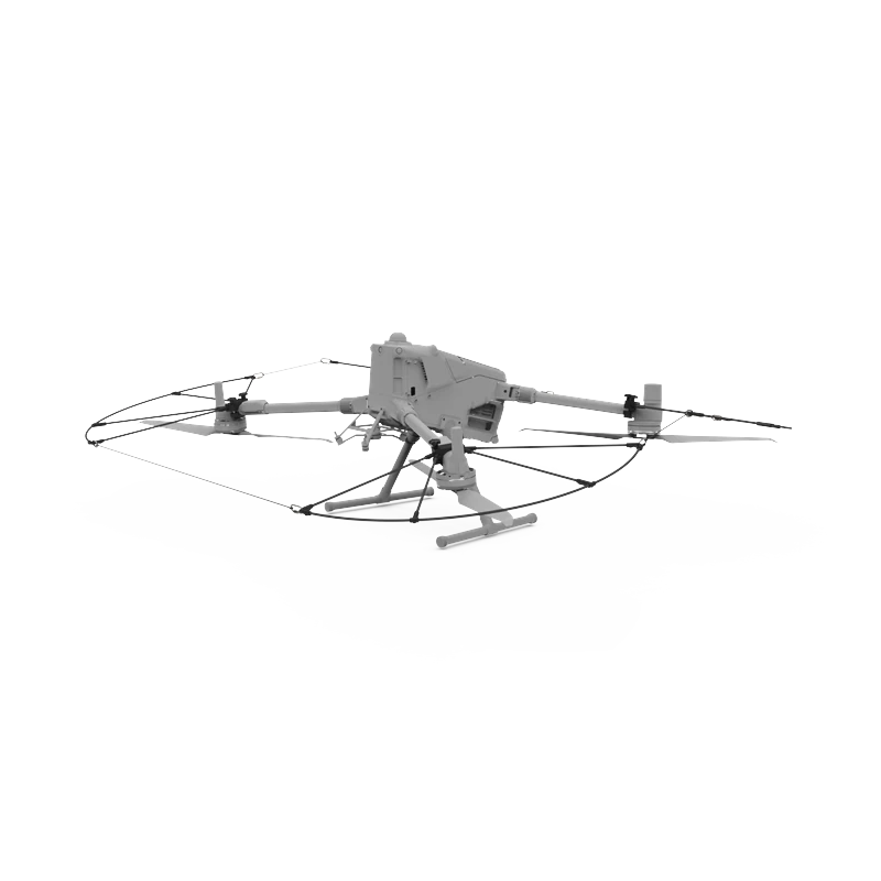 Sistema professionale di protezione eliche compatibile con DJI Matrice 400 ideale per operazioni industriali, indoor e missioni UAV in ambienti complessi. ! title : Paraeliche DJI Matrice 400 ! desc : ! caption :