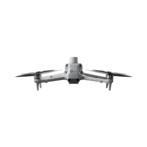 Side view of DJI Matrice 4T with NIR auxiliary light on during a night mission.