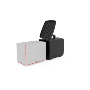 Dimensioni interne D-BOX MAX per DJI Matrice 400 capacità vano payload 17x22x29 cm