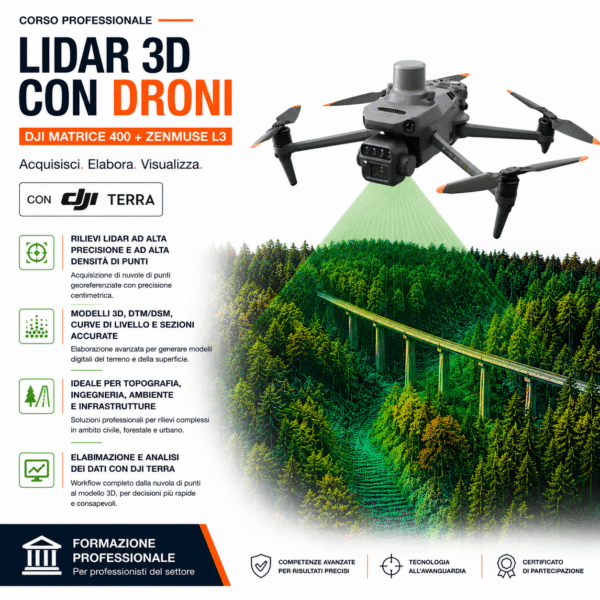 Corso Agricoltura di Precisione con Drone Multispettrale – Workflow Completo (8h, One-to-One)